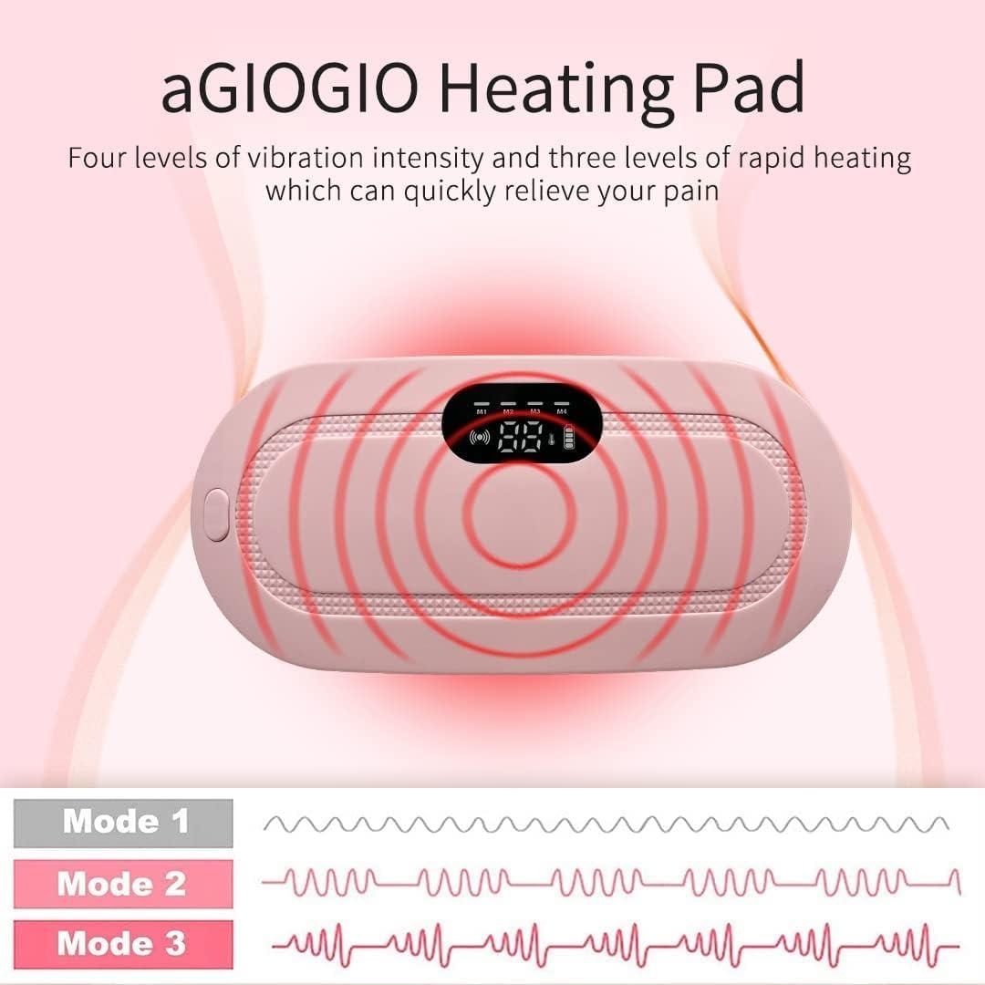 Cordless Period Heating Pad  Portable Pain Relief