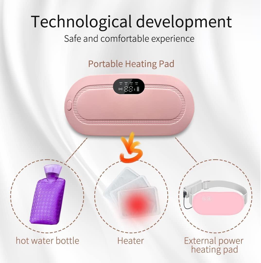 Cordless Period Heating Pad  Portable Pain Relief
