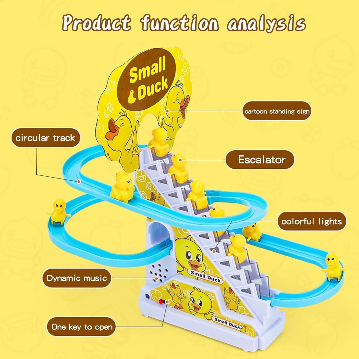 Duck Track Toy for Kids - Small Duck Climbing - ɢɪꜰᴛʟᴜxᴇ