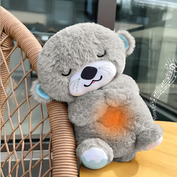 Breathing Teddy Bear with Soothing Music Comfort Plush Toy