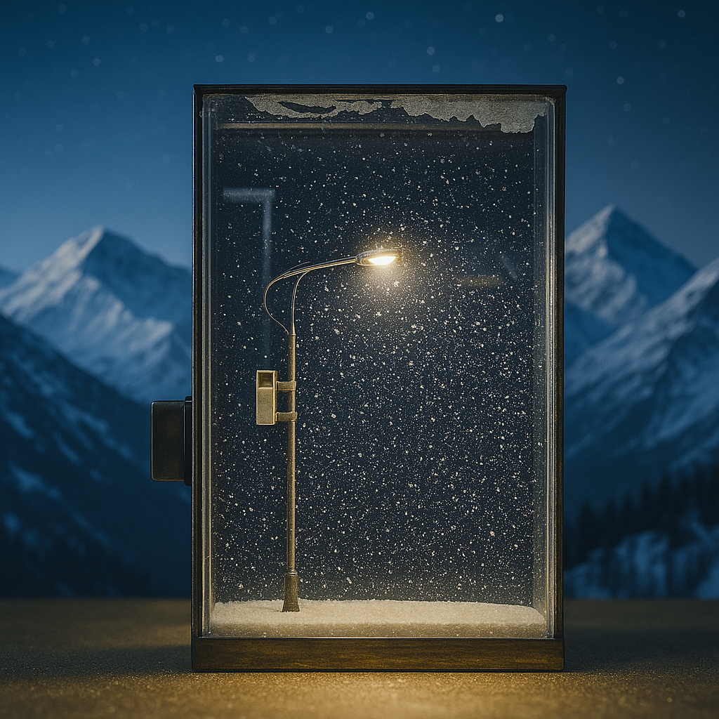 Magical Snowfall Lamp  Winter Glow for Every Room 
