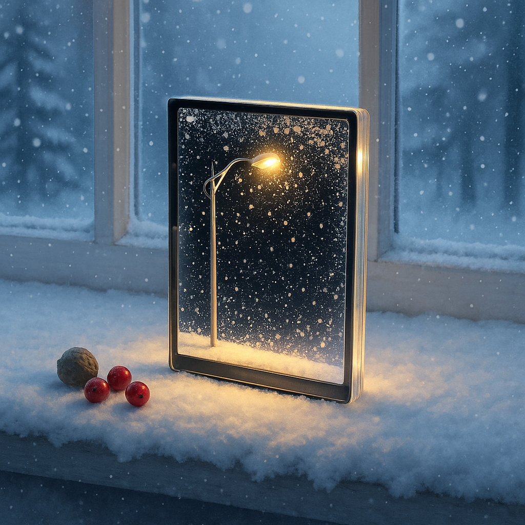 Magical Snowfall Lamp  Winter Glow for Every Room 
